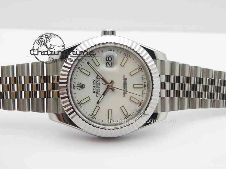MiroTime 0211 SmartChoice DateJust II 41mm BP Maker Best Edition White Dial On New Version Jubilee Bracelet A 3636